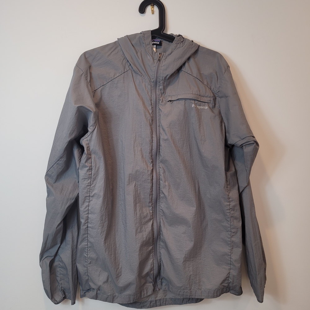 Patagonia Men's Houdini Windbreaker Lightweight Jacket Gray Size L